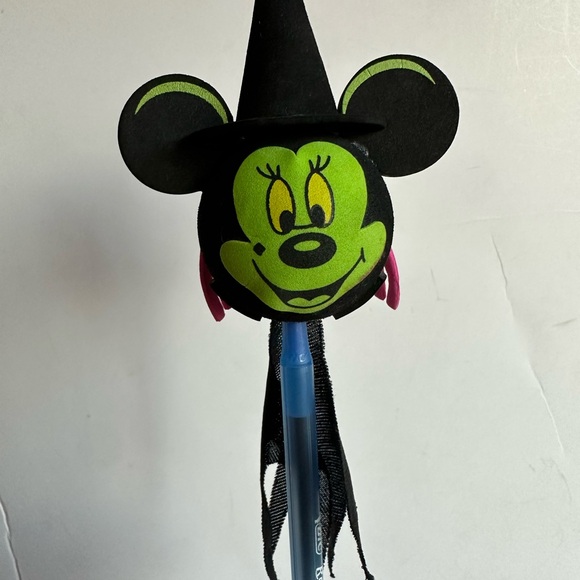 RARE Disney Spooky Halloween Antenna Ball Topper Minnie Mouse Witch 3.5" - Picture 2 of 6